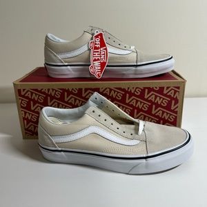 NWT Vans Old Skool Birch / True white size 8